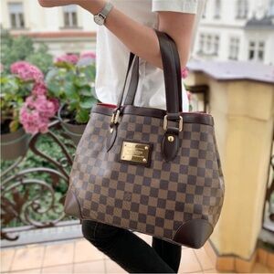 Louis Vuitton Hampstead Damier Ebene MM Bag